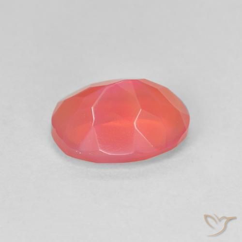 Fire Opal Gemstone in 9.4 x 6.8 mm Size for Sale, Fire Opal Stone in Bright Orange Color
