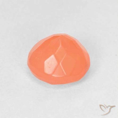Fire Opal Gemstone in 6 mm (calibrated) Size for Sale, Fire Opal Stone in Bright Orange Color