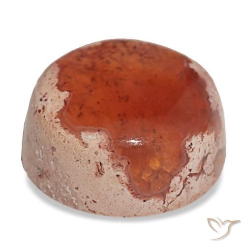Fire Opal Gemstone in 15 mm (calibrated) Size for Sale, Fire Opal Stone in Multicolor Color