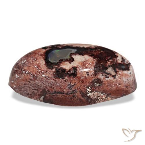Fire Opal Gemstone in 22.6 x 12.4 mm Size for Sale, Fire Opal Stone in Multicolor Color