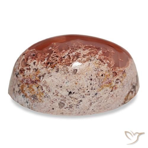 Fire Opal Gemstone in 21.3 x 14.6 mm Size for Sale, Fire Opal Stone in Multicolor Color