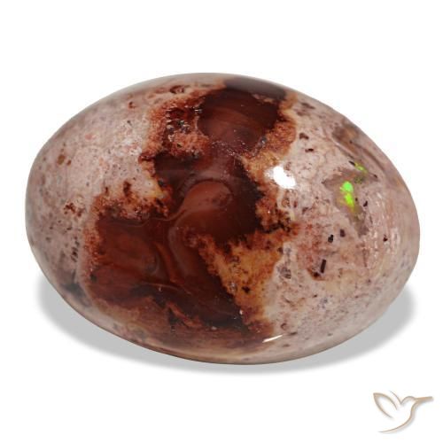 12.94 ct Multicolor Fire Opal Stone, Natural Fire Opal in Oval Cabochon Shape for Sale
