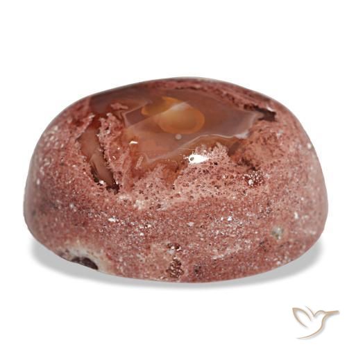 Fire Opal Gemstone in 22.3 x 17 mm Size for Sale, Fire Opal Stone in Multicolor Color