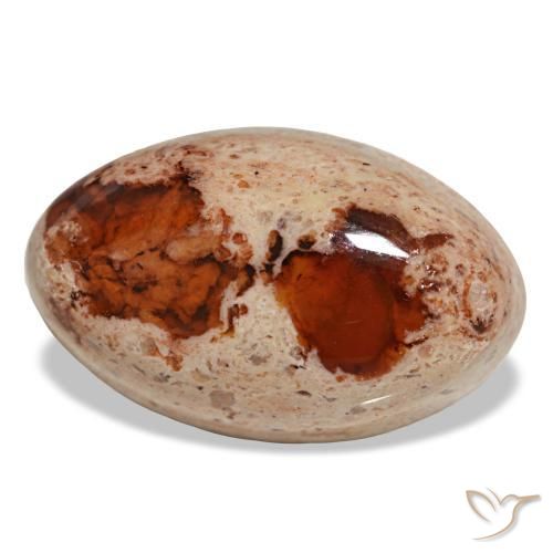 17.44 ct Multicolor Fire Opal Stone, Natural Fire Opal in Oval Cabochon Shape for Sale