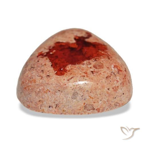 Fire Opal Gemstone in 15 x 15 mm (calibrated) Size for Sale, Fire Opal Stone in Multicolor Color