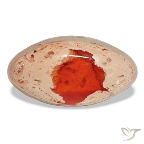 9.47 ct Multicolor Fire Opal Gemstone, Fire Opal Gem in Marquise Cabochon Shape for Sale.