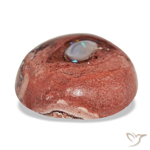 Fire Opal Gemstone in 16 mm (calibrated) Size for Sale, Fire Opal Stone in Multicolor Color
