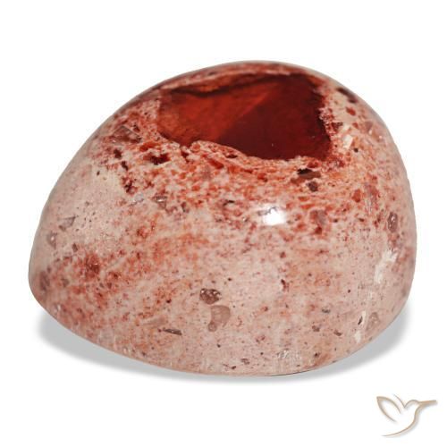 Fire Opal Gemstone in 18 x 16.4 mm Size for Sale, Fire Opal Stone in Multicolor Color