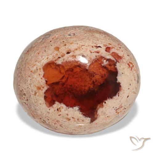 12.67 ct Multicolor Fire Opal Gemstone, Fire Opal Gem in Oval Cabochon Shape for Sale.