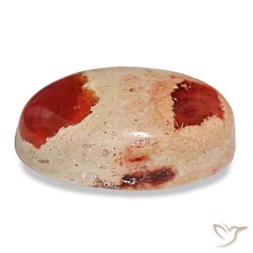 Fire Opal Gemstone in 24.3 x 15.9 mm Size for Sale, Fire Opal Stone in Multicolor Color