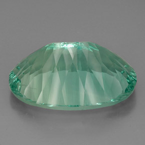 Fluorite Gemstone in 28.4 x 19.7 mm Size for Sale, Fluorite Stone in Electric Green Color