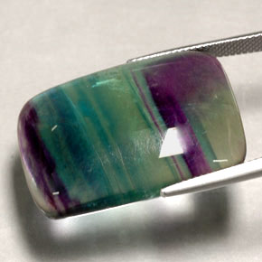 Fluorite Gemstone in 29.9 x 21.9 mm Size for Sale, Fluorite Stone in Multicolor Color