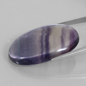 Fluorite Gemstone in 36.4 x 23 mm Size for Sale, Fluorite Stone in Multicolor Color