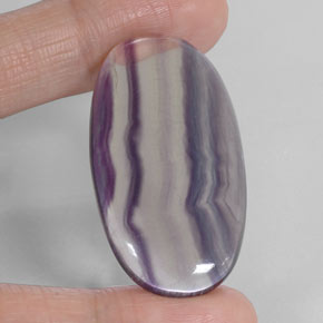 60.84 ct Multicolor Fluorite Gemstone, Fluorite Gem in Oval Cabochon Shape for Sale.