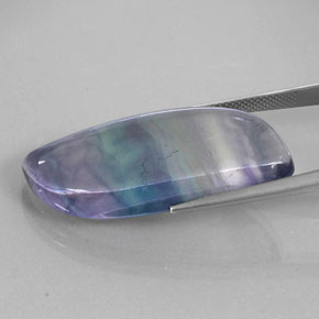 Fluorite Gemstone in 36.4 x 16.2 mm Size for Sale, Fluorite Stone in Multicolor Color