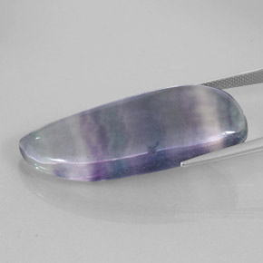 Fluorite Gemstone in 39.2 x 16.4 mm Size for Sale, Fluorite Stone in Multicolor Color