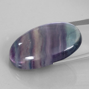 Fluorite Gemstone in 32.7 x 21.3 mm Size for Sale, Fluorite Stone in Multicolor Color