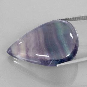 Fluorite Gemstone in 33.5 x 25.7 mm Size for Sale, Fluorite Stone in Multicolor Color