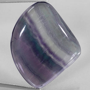 31.33 ct Multicolor Fluorite Stone, Natural Fluorite in Fancy Cabochon Shape for Sale