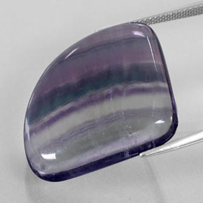 Fluorite Gemstone in 27.4 x 23.6 mm Size for Sale, Fluorite Stone in Multicolor Color