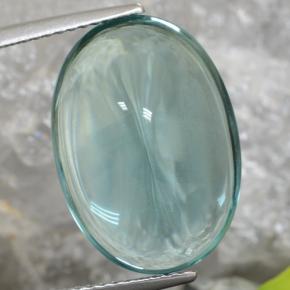 12.1ct Oval Sugarloaf Cabochon Bluish Green Fluorite Gem for sale 12.1ct Oval Sugarloaf Cabochon Bluish Green Fluorite Gem (ID: 472027)