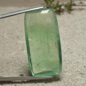 40.6ct Cushion Shape Sugarloaf Cabochon Green Fluorite for sale thumb image of 40.6ct Cushion Shape Sugarloaf Cabochon Green Fluorite (ID: 493620)
