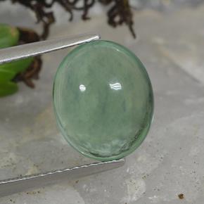 5.3ct Oval Cabochon Green Fluorite Gem for sale 5.3ct Oval Cabochon Green Fluorite Gem (ID: 493925)