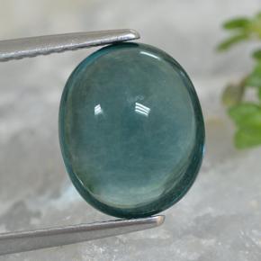 4ct Oval Cabochon Greenish Blue Fluorite for sale thumb image of 4ct Oval Cabochon Greenish Blue Fluorite (ID: 496613)