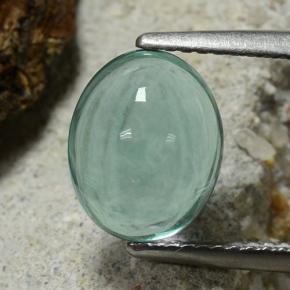 3.9ct Oval Cabochon Bluish Green Fluorite Gem for sale 3.9ct Oval Cabochon Bluish Green Fluorite Gem (ID: 496616)