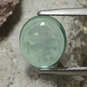 3.2ct Oval Cabochon Green Fluorite Gem for sale 3.2ct Oval Cabochon Green Fluorite Gem (ID: 496618)