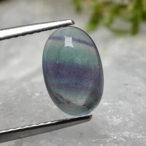 2.9ct Oval Cabochon Multicolor Fluorite for sale thumb image of 2.9ct Oval Cabochon Multicolor Fluorite (ID: 496878)
