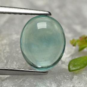 1.9ct Oval Cabochon Bluish Green Fluorite for sale thumb image of 1.9ct Oval Cabochon Bluish Green Fluorite (ID: 496996)