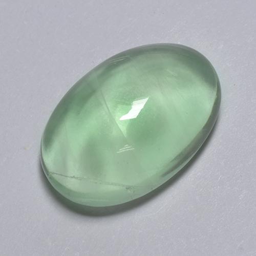 6.5 Carat Light Green Fluorite Gem from India
