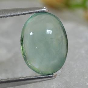1.6ct Oval Cabochon Green Fluorite for sale thumb image of 1.6ct Oval Cabochon Green Fluorite (ID: 497184)