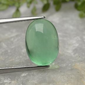 7.8ct Oval Cabochon Green Fluorite Gem for sale 7.8ct Oval Cabochon Green Fluorite Gem (ID: 498374)