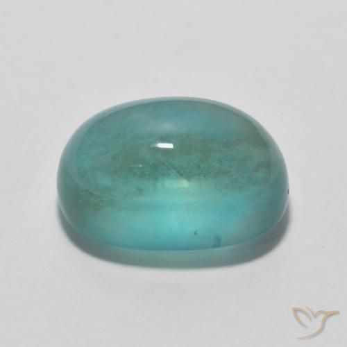 Fluorite Gemstone in 13 x 9 mm (calibrated) Size for Sale, Fluorite Stone in Bluish Green Color