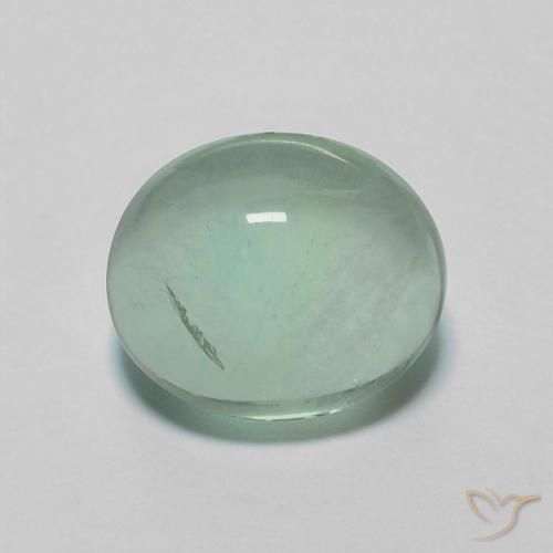 2.96ct Natural Warm Green Fluorite, Oval, Transparent