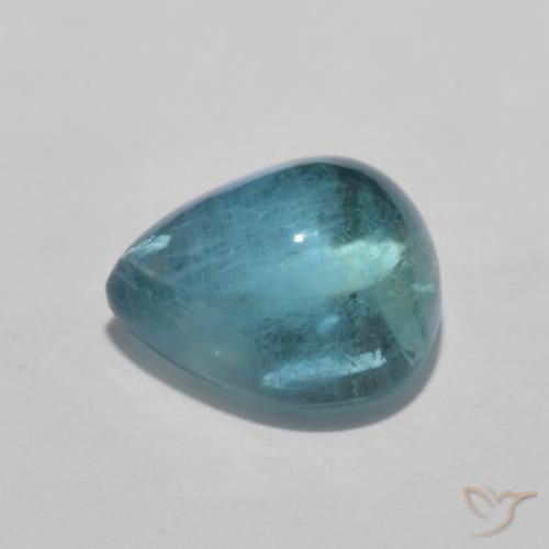Fluorite Gemstone in 10 mm (calibrated) Size for Sale, Fluorite Stone in Blue Green Color