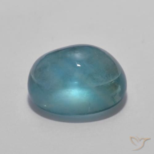 Fluorite Gemstone in 11 x 9 mm (calibrated) Size for Sale, Fluorite Stone in Teal Color
