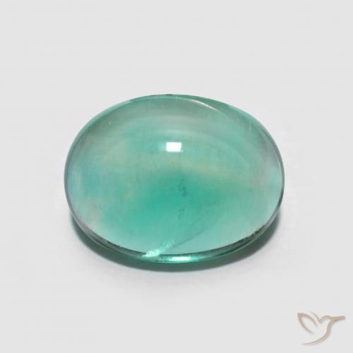 4.49ct Natural Cool Green Fluorite, Oval, Transparent