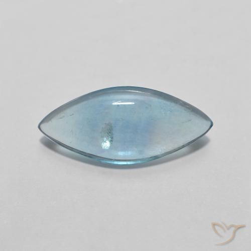 2.12ct Natural Light Teal Fluorite, Marquise, Transparent