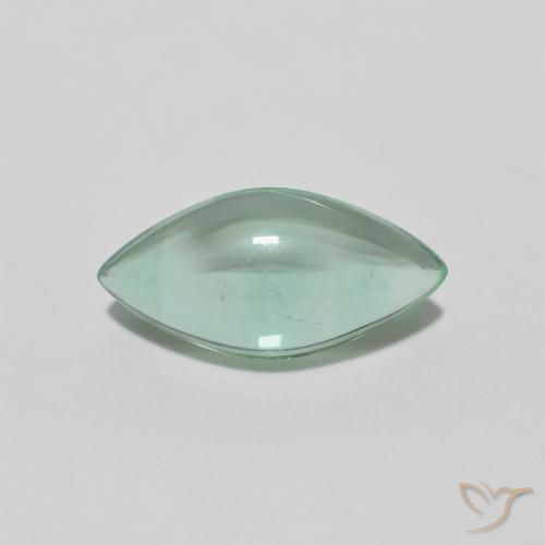 2.74ct Natural Very Light Yellow Green Fluorite, Marquise, Transparent