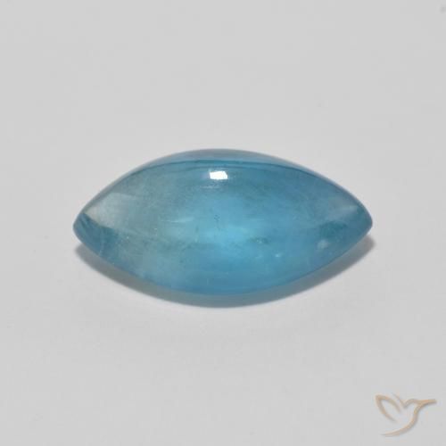 Fluorite Gemstone in 13.6 x 7.8 mm Size for Sale, Fluorite Stone in Light Blue Green Color