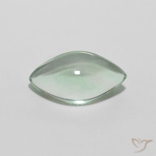2.78ct Natural Light Mint Fluorite, Marquise, Transparent