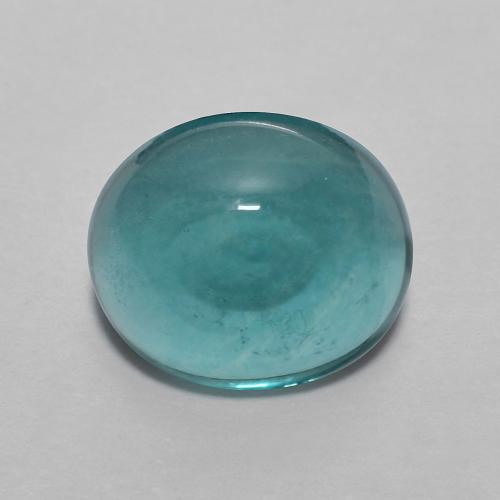 Loose 4.53 ct Oval Turquoise Fluorite Gemstone for Sale, 9.9 x 8.5 mm ...