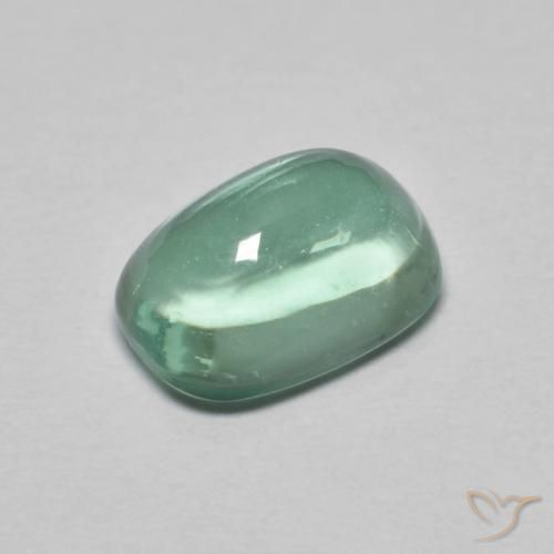 2.54ct Natural Blue Green Fluorite, Cushion, Transparent