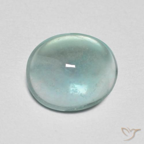2.19ct Natural Pale Green Fluorite, Oval, Transparent