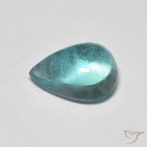 Fluorite Gemstone in 10 x 7 mm (calibrated) Size for Sale, Fluorite Stone in Light Blue Green Color