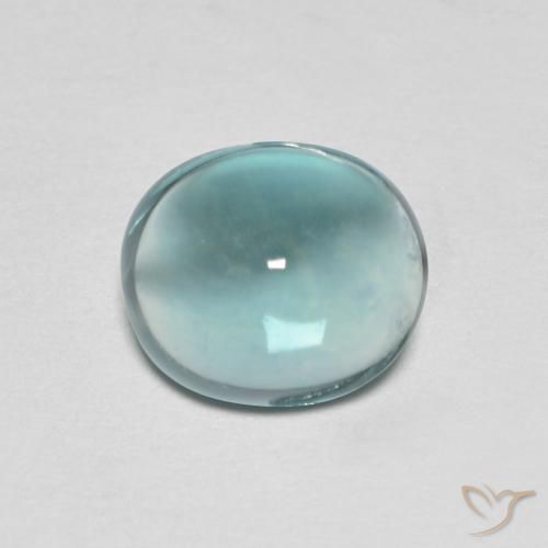 2.30ct Natural Teal Tone Fluorite, Oval, Transparent