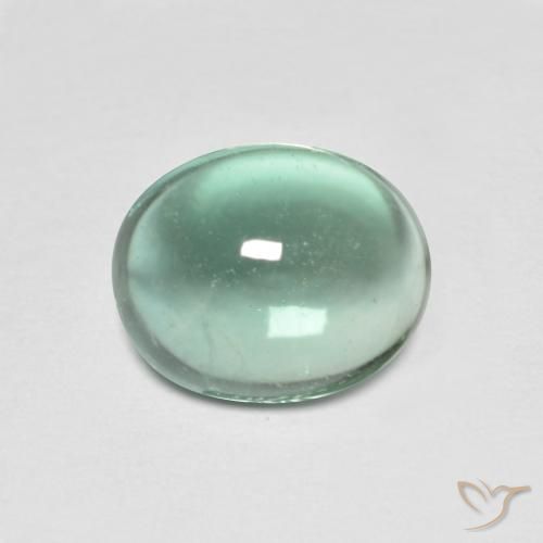 4.54ct Natural Cool Green Fluorite, Oval, Transparent